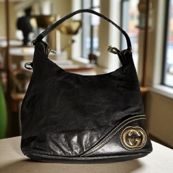 Gucci Britt Leather Hobo Bag - Picture 16 of 16